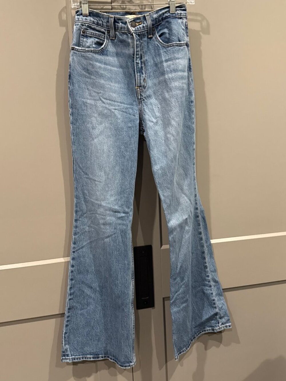 Levi's Flare Leg Jean Sz. 25 Big E Zip Fly Womens Premium Style